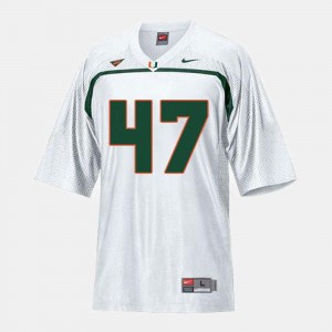 College Football Youth(Kids) Michael Irvin Miami Hurricanes Jersey #47 White