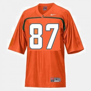 Orange For Men #87 Reggie Wayne Miami Hurricanes Jersey College Football
