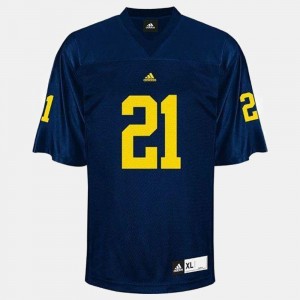 #21 desmond Howard Michigan Wolverines Jersey College Football Youth Blue