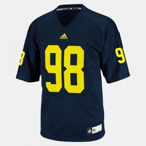#98 Devin Gardner University of Michigan Jersey College Football Blue Youth(Kids)