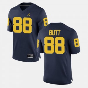 #88 Navy For Men's Jake Butt University of Michigan Jersey Alumni Football Game