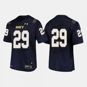 For Men's Darryl Bonner Navy Jersey Navy #29 College Football