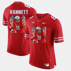 #81 Pictorial Fashion Scarlet Nick Vannett OSU Buckeyes Jersey For Men