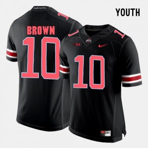 #10 Youth(Kids) CaCorey Brown OSU Jersey College Football Black