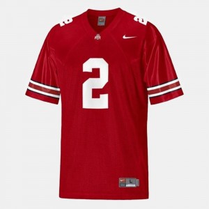 For Men's College Football #2 Red Cris Carter OSU Jersey