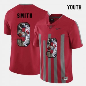 Pictorial Fashion Devin Smith OSU Buckeyes Jersey #9 For Kids Red