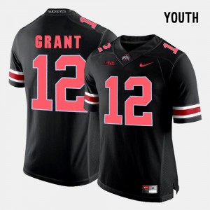 Black Doran Grant Ohio State Jersey College Football #12 Kids