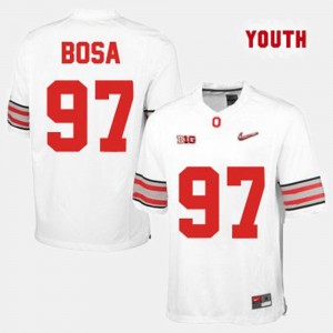 Youth(Kids) Joey Bosa OSU Buckeyes Jersey #97 College Football White