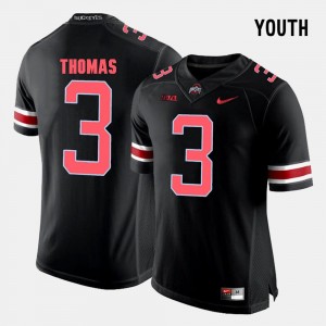 Black Michael Thomas Ohio State Jersey College Football Kids #3