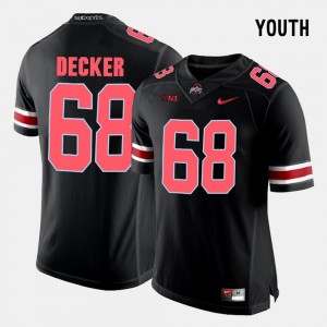 College Football Black Youth(Kids) Taylor Decker OSU Jersey #68