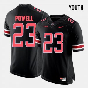 For Kids Black College Football Tyvis Powell OSU Buckeyes Jersey #23