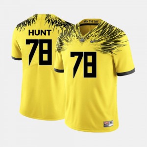 College Football Cameron Hunt Oregon Ducks Jersey For Men Yellow #78