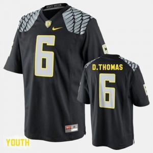 #6 Youth College Football De'Anthony Thomas UO Jersey Black