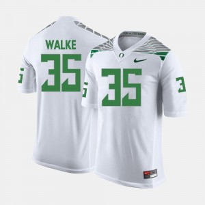 College Football #35 Joe Walker University of Oregon Jersey White Men