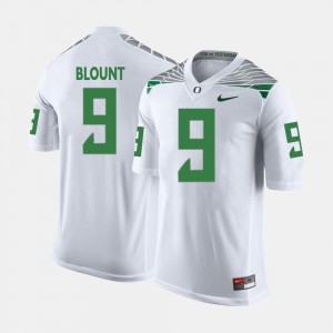 #9 LeGarrette Blount University of Oregon Jersey White College Football For Men's