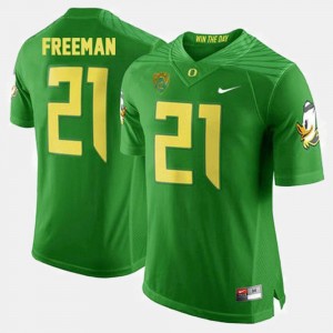 Green Royce Freeman Oregon Jersey For Men's #21 College Football