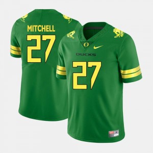 Mens Terrance Mitchell Oregon Ducks Jersey Green #27 College Football