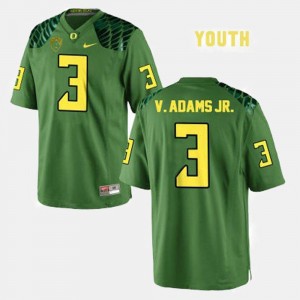 College Football Green Vernon Adams UO Jersey Kids #3