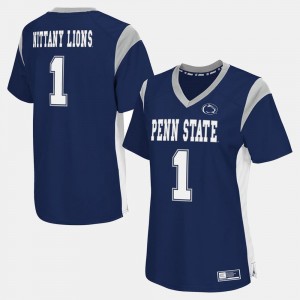 #1 Nittany Lions Jersey Women's College Football Navy