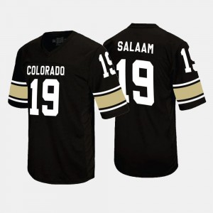#19 Alumni Football Game Black Rashaan Salaam Colorado Jersey For Men
