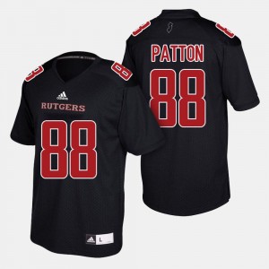 Mens Black College Football Andre Patton Rutgers Jersey #88