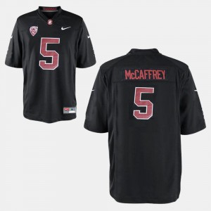 Black College Football #5 For Men Christian McCaffrey Stanford Cardinal Jersey