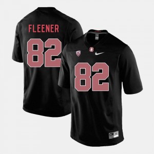 #82 Black College Football For Men Coby Fleener Stanford Cardinal Jersey