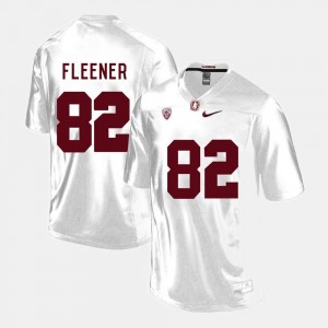 #82 Coby Fleener Stanford Jersey White For Men's College Football