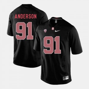 College Football #91 For Men Henry Anderson Stanford Cardinal Jersey Black