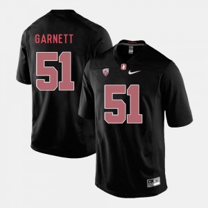 Men Joshua Garnett Cardinal Jersey Black College Football #51