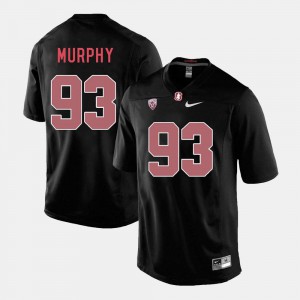 Mens Trent Murphy Stanford Cardinal Jersey College Football Black #93