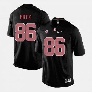 Men #86 College Football Zach Ertz Stanford Cardinal Jersey Black