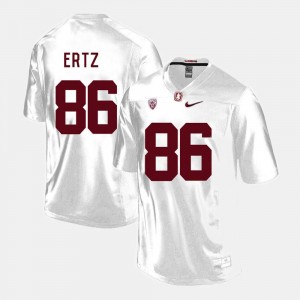 Zach Ertz Cardinal Jersey #86 White For Men's College Football
