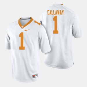 Marquez Callaway Tennessee Jersey White College Football Mens #1
