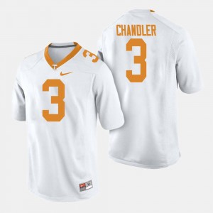 Ty Chandler Tennessee Volunteers Jersey White College Football For Men's #3