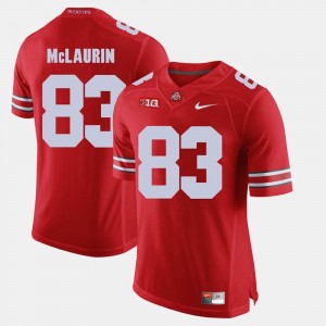 #83 Terry McLaurin Ohio State Buckeyes Jersey Scarlet Alumni Football Game Mens