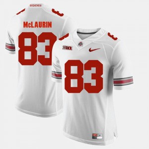 For Men's White Terry McLaurin Ohio State Jersey #83 Alumni Football Game
