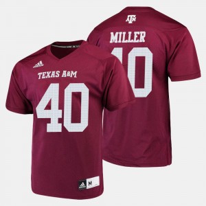 College Football Mens Von Miller Texas A&M University Jersey #40 Maroon