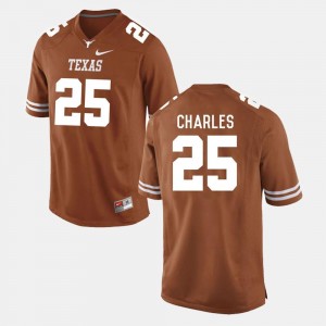 College Football Mens #25 Burnt Orange Jamaal Charles UT Jersey