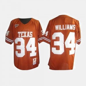 College Football Orange Men #34 Ricky Williams UT Jersey