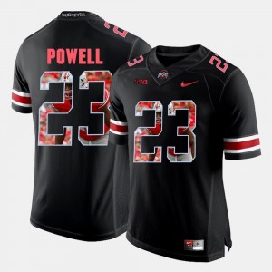 Black #23 Tyvis Powell Ohio State Buckeyes Jersey Pictorial Fashion For Men's
