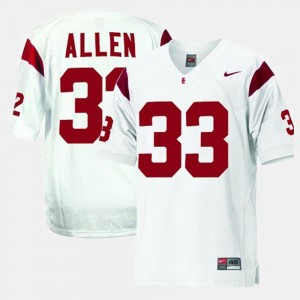 Marcus Allen USC Trojans Jersey Mens White #33 College Football