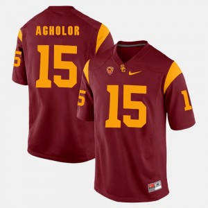Red Pac-12 Game #15 Men Nelson Agholor USC Jersey