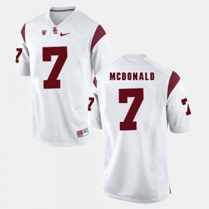 T.J. McDonald USC Jersey For Men's White Pac-12 Game #7