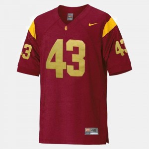 Troy Polamalu Trojans Jersey #43 College Football Red Youth