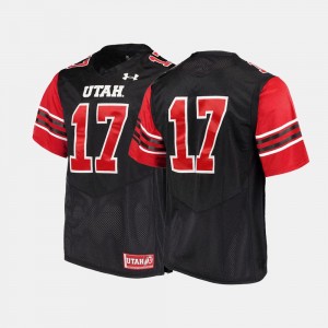#17 Utah Jersey College Football Black Men
