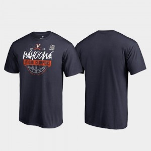Navy Virginia T-Shirt Mens 2019 Men's Basketball Champions 2019 NCAA Basketball National Champions Fast Break
