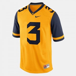 College Football Stedman Bailey Mountaineers Jersey Youth Gold #3