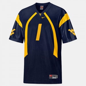 College Football Tavon Austin Mountaineers Jersey Youth #1 Blue