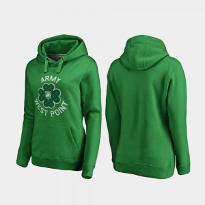 St. Patrick's Day USMA Hoodie For Women's Luck Tradition Fanatics Branded Kelly Green